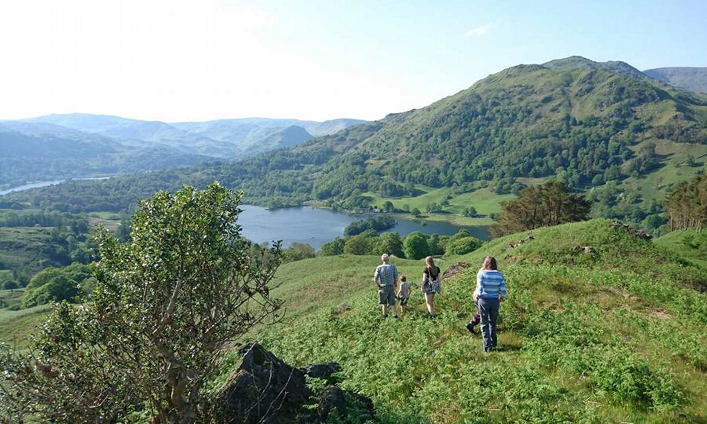 Lanty Scar, descent to Rydal Water